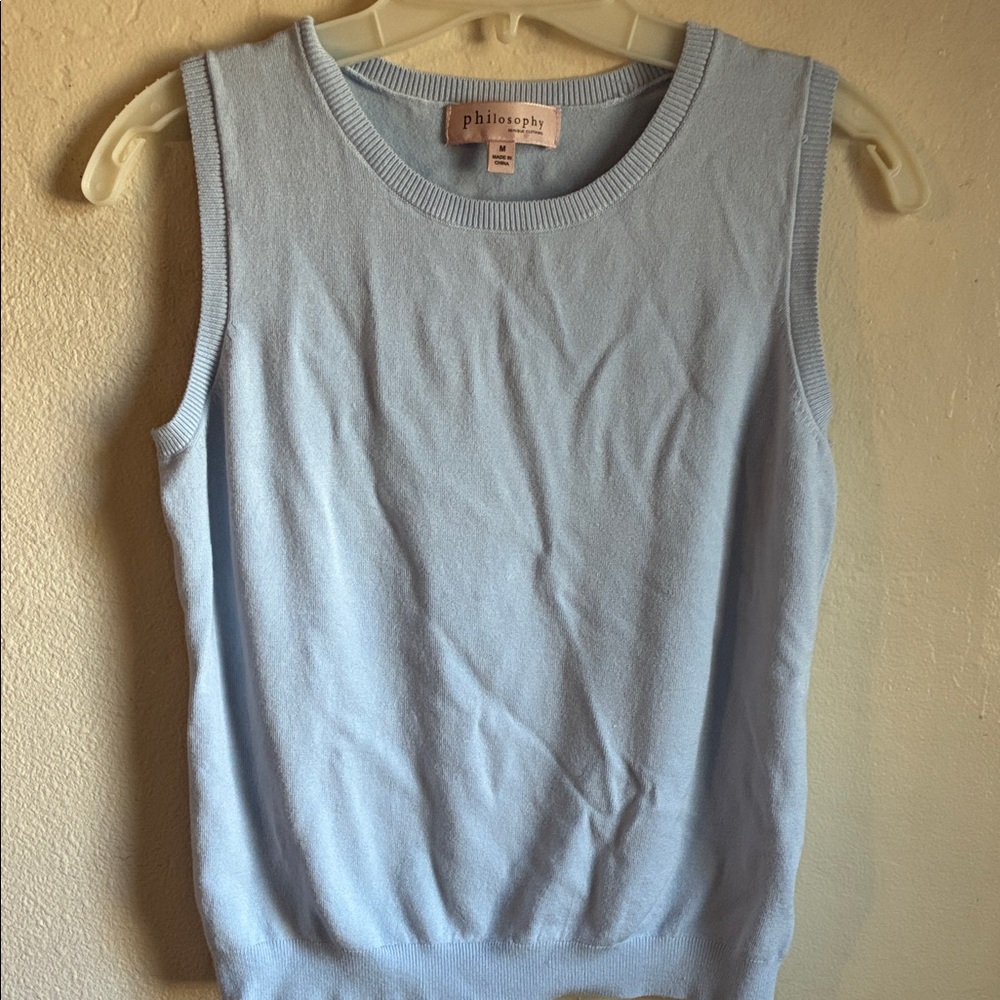 Philosophy Women's Sky Blue Tank Top